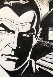 Giorgio Montorio | Diabolik - G. Montorio - inchiostro su cartoncino - firmato - Page volante - (2021) | Catawiki