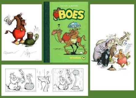 Wil Raymakers, Thijs Wilms | Boes - Luxe editie Boes Integraal deel 9 - Genummerd 19/80 - Met originele strook + ex-libris - Cartonné - EO (2019) | Catawiki