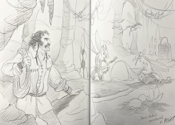 AUTOUR DE L’HÉRITAGE D’EMILIE ARTBOOK - DÉDICACÉ PAR FLORENCE MAGNIN "LA GROTTE" | Pulp’s