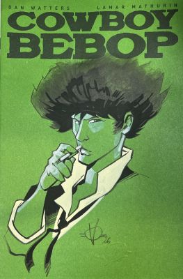 COWBOY BEPOP BLANK COVER WITH ORIGINAL DRAWING BY OLIVIER VATINE - SPIKE | Pulp’s