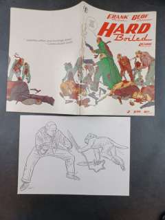 Geof Darrow E Frank Miller | Shaolin Cow Boy - Hard Boiled - Un’illustrazione originale ed un volume - Page volante - EO - (1990/2010) | Catawiki