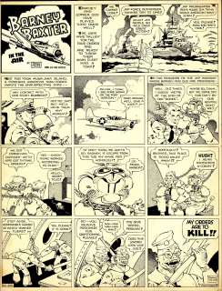 Frank Miller | Miller - BARNEY BAXTER, Sunday Page (09/12/1943) | Russ Cochran