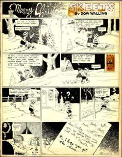 Walling - SKEETS, Original Sunday Page Art (12/22/1935) | Russ Cochran