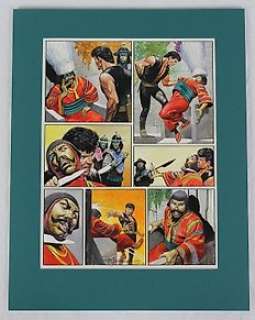 Don Lawrence | Lawrence, Don - Originele pagina (p.9) - Storm 9 - De sluimerende dood - Formaat: 41,5 x 32 cm - (1981) | Catawiki