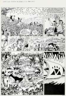 Paape - Johnny Congo, planches n°10 et 11 Ã  l‘encre …