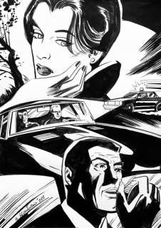 Giorgio Montorio | Diabolik - G. Montorio - inchiostro su cartoncino - firmato - Page volante - (2022) | Catawiki