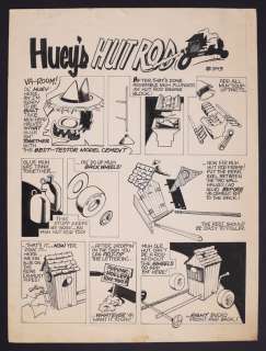 Original Art for Weird-Ohs Car-Icky-Tures Huey’s Hut Rod Model Kit by Dick Kulpa | mycomicshop.com