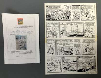 Studio Vandersteen | Vandersteen, Willy + Studio Vandersteen - Originele pagina (p.5) - Suske en Wiske - De witte uil - (1972) | Catawiki