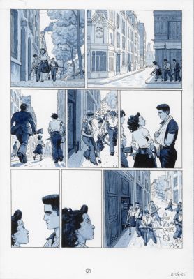 Dominique Bertail | Madeleine, Résistante tome 4 – Planche originale 67 | Galerie Barbier