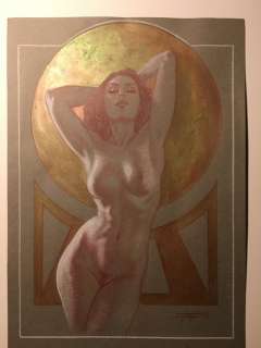 Luca Strati | L. Strati - Original artwork â€œNude DecÃ²â€ A3 - Page volante - Exemplaire unique (2018) | Catawiki