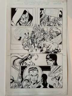 Mark Baggley | The Fantastic Four - Magnifique Planche de Mark Bagley Issue 53 Page 8 - (2002) | Catawiki