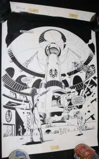 Kim Demulder, Paul Neary - nick fury vs. S. H. I. E. L. D. #4 p. 14 - la - madame hydra at hydra base with rocket splash - 1988