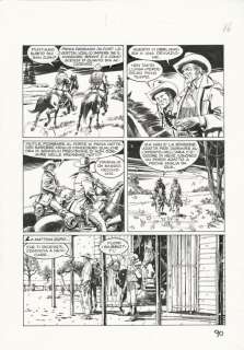 Lucio Filippucci | Tex #631 - Lucio Filippucci - tavola originale "L’oro dei Monti San Juan" - Page volante - Exemplaire unique - (2013) | Catawiki