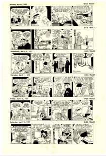 Gould - DICK TRACY, Daily Proofs (04/08~04/13/1957) | Russ Cochran