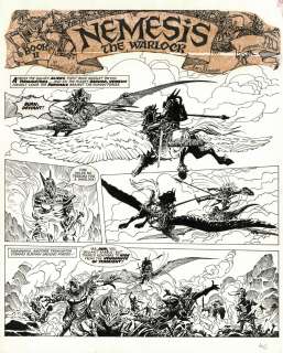 Jesus Redondo - nemesis the warlock book 2- 2000ad prog 249 page 10 - jesus redondo