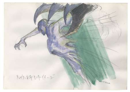 Tomonori Kogawa Hand-Drawn Color Illustration " Space Battleship Yamato (Uchu Senkan Yamato) resurrected Hen" Metzler