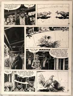 Auclair, Claude | Auclair, Claude - Originele pagina - Le Sang du flamboyant - (1985) | Catawiki