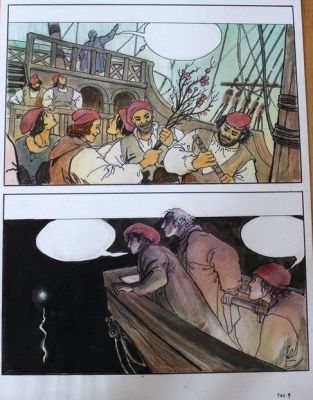 Milo Manara | Columbus – Page 44 | Thornbush Art