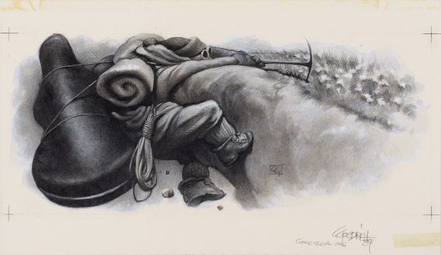 Carter Goodrich | Climbing to the Top - Connoisseur Magazine, 1989 | Philippe Labaune Gallery