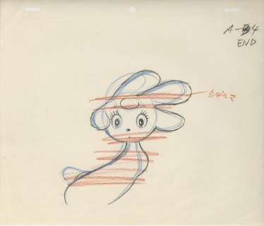 Osamu Tezuka Hand-Drawn Anime Genga "Vanderbilt book" Mimuru (James) four | Mandarake (Big Web)