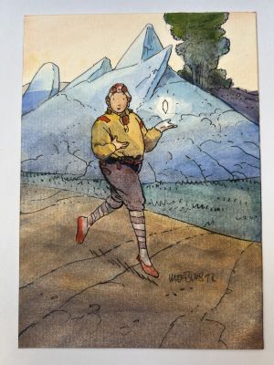MOEBIUS – DESSIN ORIGINAL INÉDIT - STARWATCHER
