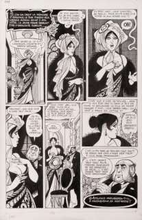 Pichard - Blanche Épiphanie - Le cavalier noir Encre de Chine pour la planche