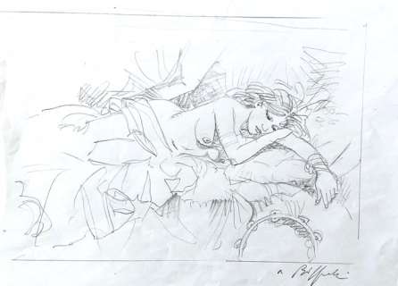 Alessandro Biffignandi | Alessandro Biffignandi - Studio originale - Page volante - Exemplaire unique | Catawiki