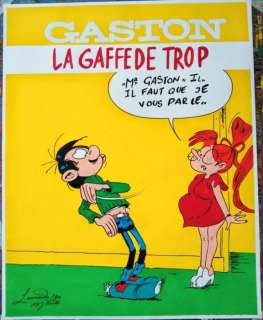 Di Matteo, Leonardo | Di Matteo, Leonardo - Dessin original couleur - Hommage Ã  Franquin - (2020) | Catawiki