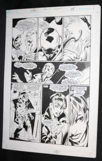 Keith Champagne, Mark Bagley, Mark Farmer | Power Company: Sapphire #1 P.15 - Kobra And Sapphire - 2002 | Anthony’s Comic Book Art