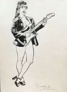 Giovanna Casotto | Giovanna Casotto Original art - Pin-up - Formaat: 18 x 25 cm. - Signed twice | Catawiki