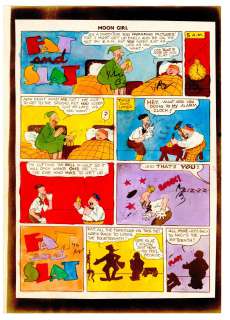 Wheelan - FAT and SLATS, MOON GIRL #4, SP (1948) | Russ Cochran