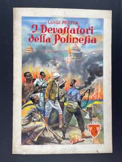 Schillina | I Devastatori della Polinesia - Originale di copertina - Page volante | Catawiki