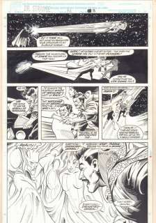 Andrew Pepoy, Dan Lawlis - doctor strange, sorcerer supreme #36 p. 18 - adam warlock vs. Doctor strange, gamora, and pip - 1991