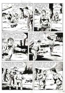 Franco Donatelli - | Franco Donatelli - 5x Tavola Originale - Zagor n. 184 "Strane scomparse" - (1980) | Catawiki