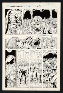 Original Art from Conan the Barbarian #234 (1990) Page 13 Pencils by Ron Lim, Inks by Dan Adkins | mycomicshop.com