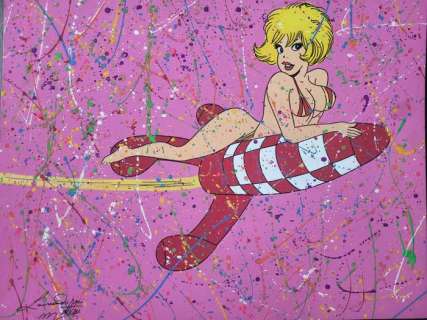 Di Matteo, Leonardo | Di Matteo, Leonardo - Dessin original couleur - Hommage à Walthéry - (2019) | Catawiki