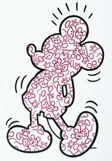 Tony Fernandez | Mickey Mouse Inspired By Keith Haring Art - Original Large Painting - 70 x 50 cm - Tony Fernandez Signed - Original Artwork | Catawiki