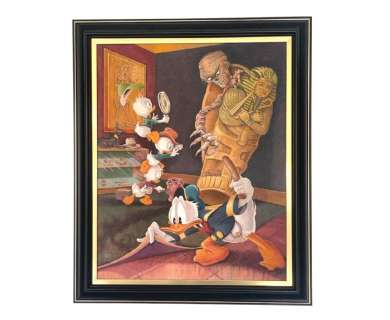 Patrick Block | Original Oil Painting by Pat Block - The Case of the Missing Mummy - 75 x 60 cm - EO - (2009) | Catawiki