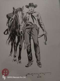 Alessandro Bocci | Alessandro Bocci - illustrazione originale "Tex" | Catawiki