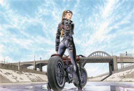 Lounis Chabane | Portfolio Calamity Riders - Dessin original de Lounis Chabane - Format: 22 x 32 cm. | Catawiki