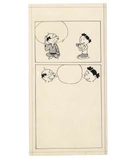 Sazae-san Hand-Drawn Manuscript