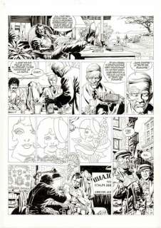 Mitton, Jean-Yves | Mitton, Jean-Yves - Originele pagina - Bloed en Stilte 9 - Ik was er niet eens - (1995) | Catawiki