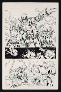 Original Art from Deadpool Corps #7 (2010) Page 10 by Rob Liefeld | mycomicshop.com