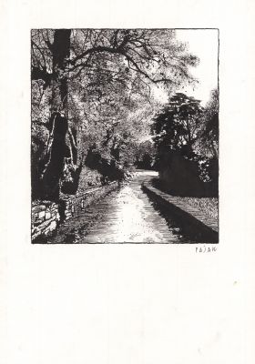 Frédéric Pajak | Sans titre, 40 - Encre de Chine, plume et pinceau sur papier | Huberty Breyne Gallery