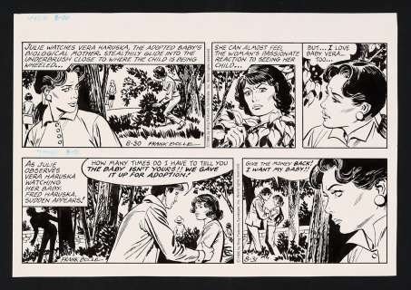 Original Art for the Heart of Julie Comic Strip (8/30/95 and 8/31/95) by Frank Bolle | mycomicshop.com