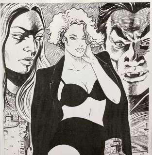 Birago Balzano | Birago Balzano - 4x illustrazioni Originali "Balzano e la Moda" Signed - Page volante - EO | Catawiki