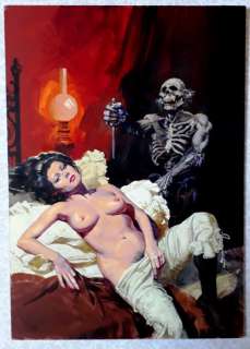 Alessandro Biffignandi | Il Vampiro n. 38 - A. Biffignandi - original cover "La maschera di ferro" - Page volante - Exemplaire unique - (1975) | Catawiki