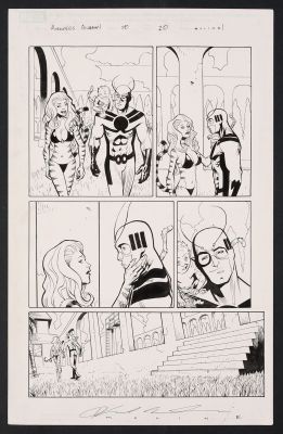 Original Art from Avengers Academy #28 (2012) Page 20 Pencils by Karl Moline, Inks by Jim Fern | mycomicshop.com