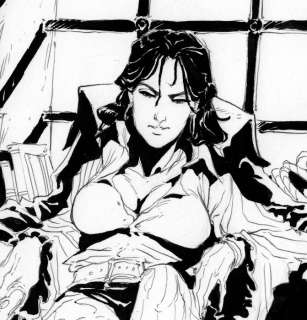 Tamburo Nico | Pin Up N. Tamburo original artwork - Pirate character - Page volante - Exemplaire unique - (2022/2022) | Catawiki