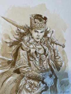 De Vita, Giulio | De Vita, Giulio - Dessin original - Kriss de Valnor - (2017) | Catawiki